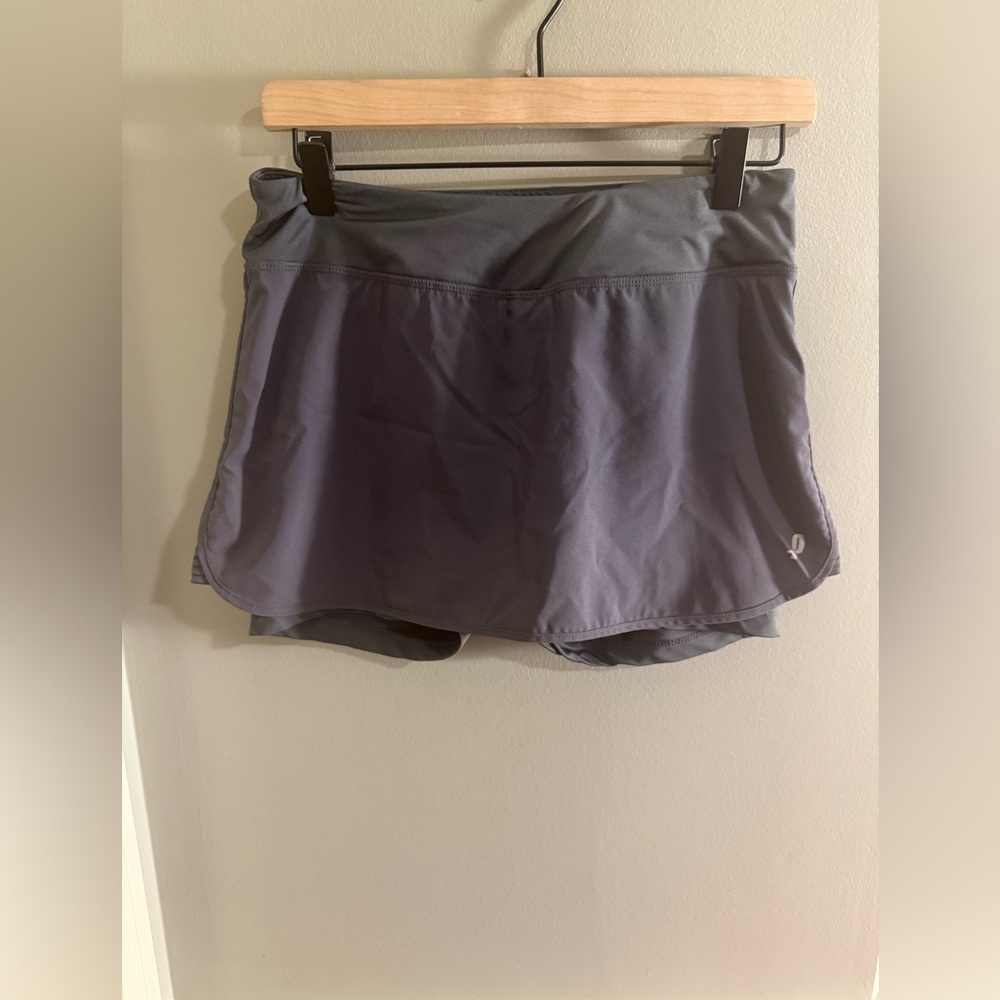Penn Gray Blue Skorts with Flared Design